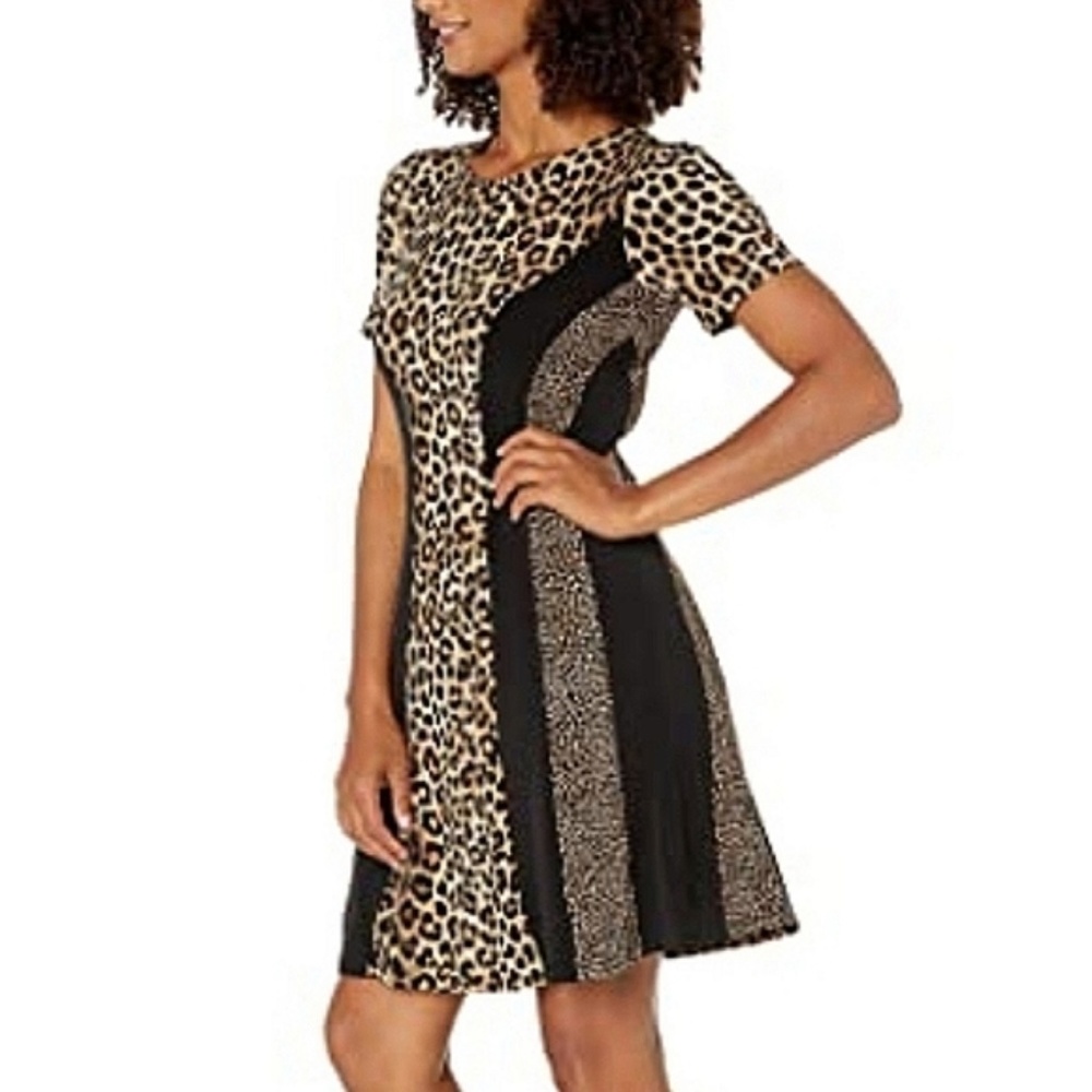 NWT Michael Kors Leopard Dress - Small